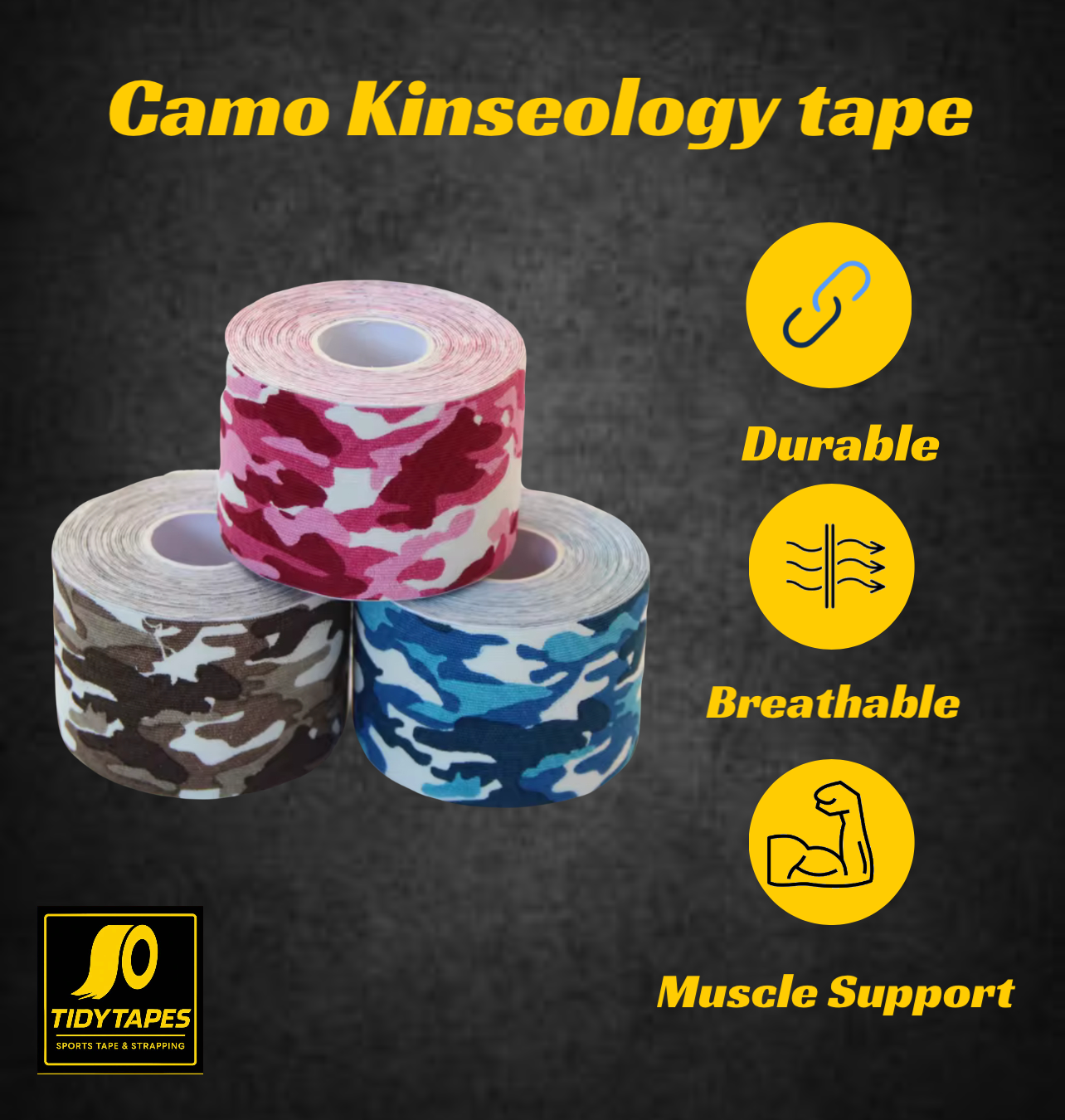 camo kinesiology tape