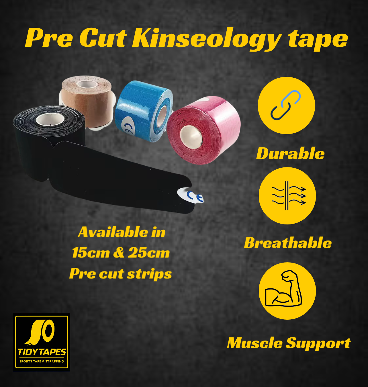 Pre cut Kinesiology tape