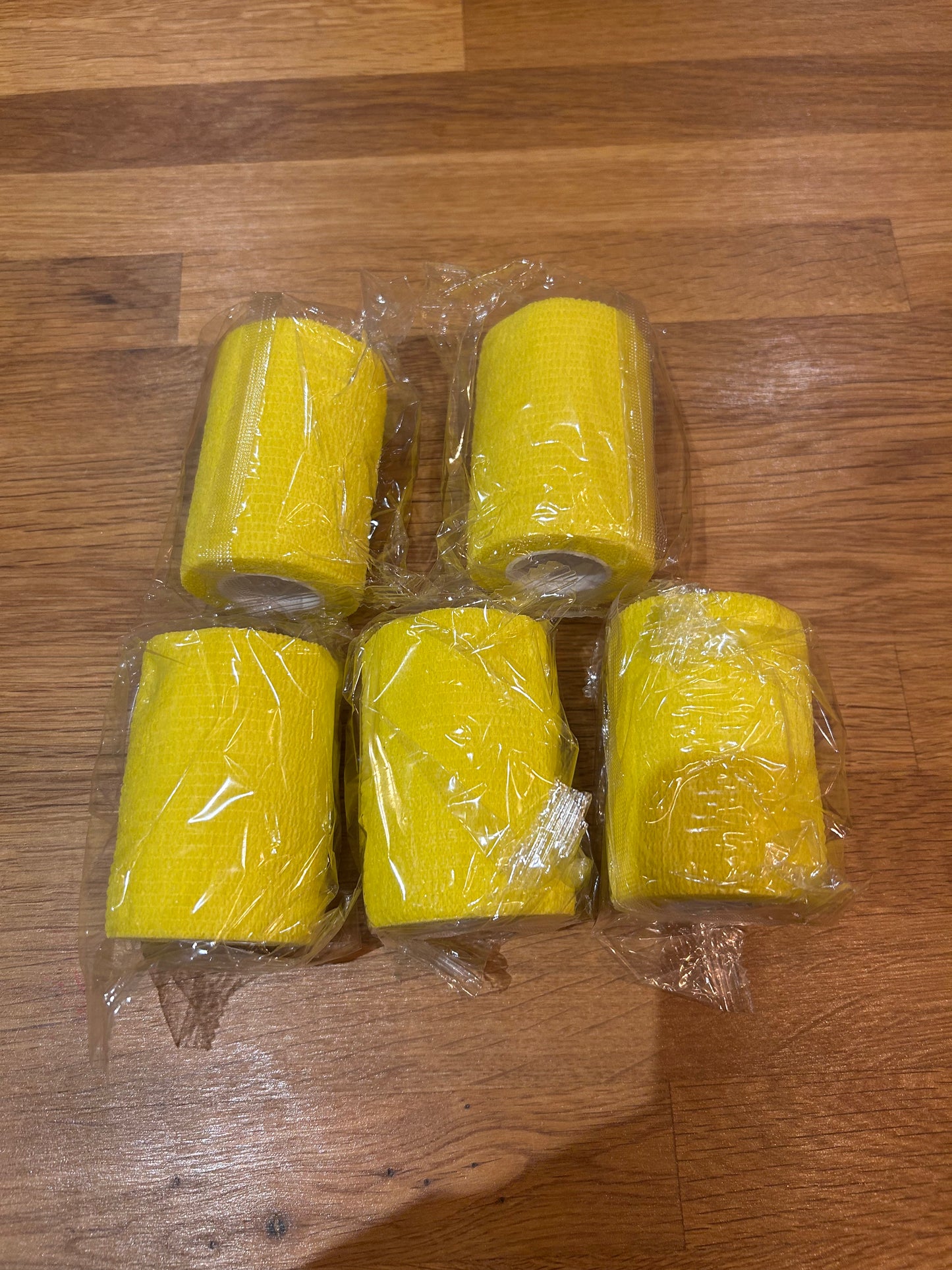 Yellow sock wrap 7.5cm