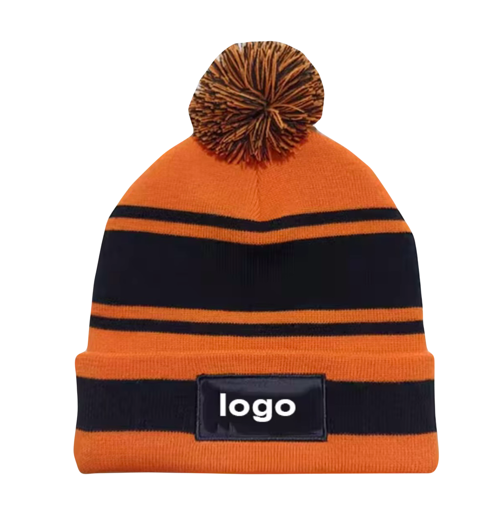 Custom team bobble hats